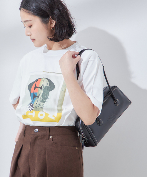 journal standard L'essage(ジャーナルスタンダードレサージュ)の「POETMEETSDUBWISE KJLW COLLAGE 1:Tシャツ(Tシャツ/カットソー・レディース・ブラック系その他/ホワイト・FREE)」の2枚目の写真