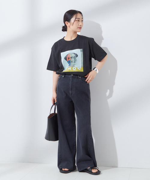 journal standard L'essage(ジャーナルスタンダードレサージュ)の「POETMEETSDUBWISE KJLW COLLAGE 1:Tシャツ(Tシャツ/カットソー・レディース・ブラック系その他/ホワイト・FREE)」の10枚目の写真