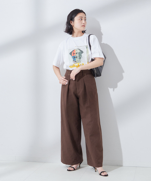 journal standard L'essage(ジャーナルスタンダードレサージュ)の「POETMEETSDUBWISE KJLW COLLAGE 1:Tシャツ(Tシャツ/カットソー・レディース・ブラック系その他/ホワイト・FREE)」の15枚目の写真