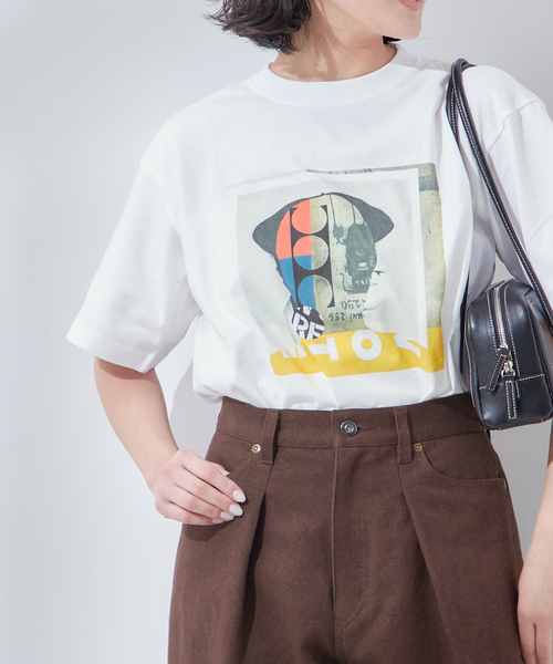 journal standard L'essage(ジャーナルスタンダードレサージュ)の「POETMEETSDUBWISE KJLW COLLAGE 1:Tシャツ(Tシャツ/カットソー・レディース・ブラック系その他/ホワイト・FREE)」の19枚目の写真