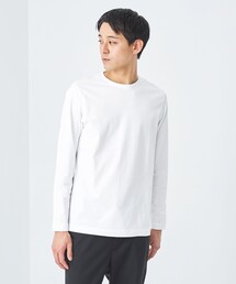 green label relaxing | LONG FIBER COTTON クリア クルーネック Tシャツ(Tシャツ/カットソー)