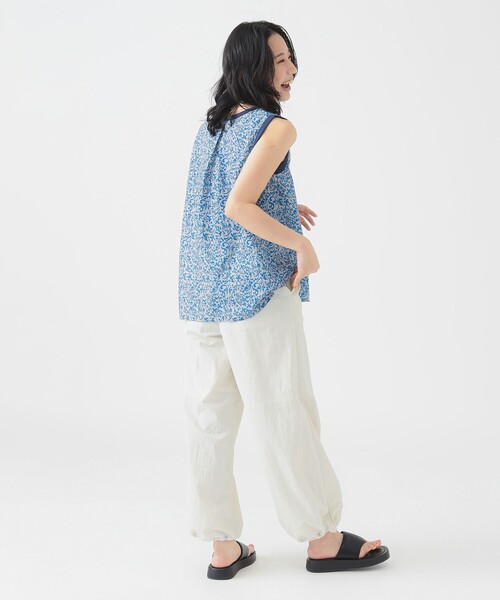 B:MING by BEAMS（ビーミングバイビームス）の「総柄 ブラウス（シャツ/ブラウス・レディース・グリーン/ブラック/ブラウン系その他/ブルー・ONE SIZE）」の7枚目の写真