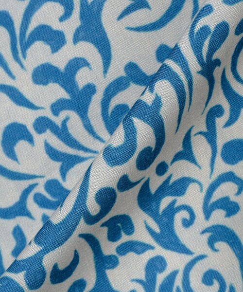 B:MING by BEAMS（ビーミングバイビームス）の「総柄 ブラウス（シャツ/ブラウス・レディース・グリーン/ブラック/ブラウン系その他/ブルー・ONE SIZE）」の6枚目の写真