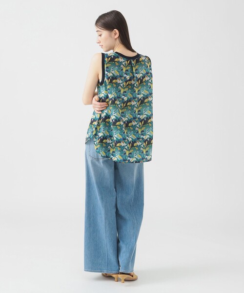 B:MING by BEAMS（ビーミングバイビームス）の「総柄 ブラウス（シャツ/ブラウス・レディース・グリーン/ブラック/ブラウン系その他/ブルー・ONE SIZE）」の21枚目の写真