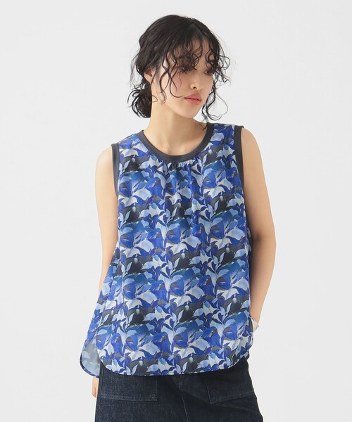 B:MING by BEAMS（ビーミングバイビームス）の「総柄 ブラウス（シャツ/ブラウス・レディース・グリーン/ブラック/ブラウン系その他/ブルー・ONE SIZE）」の19枚目の写真