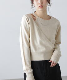 FREE'S MART | ◆[WEB限定]キャミレイヤードカシュクールニット(ニット/セーター)