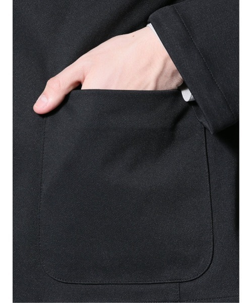 m.f.editorial（エムエフエディトリアル）の「【ストレッチ ウォッシャブル】m.f.エディトリアル メンズ circle motion JERSEY 2ボタンジャケット(セットアップ可能)（テーラードジャケット・メンズ・ブラック/グレー系その他2・MEDIUM/LARGE/X-LARGE）」の8枚目の写真