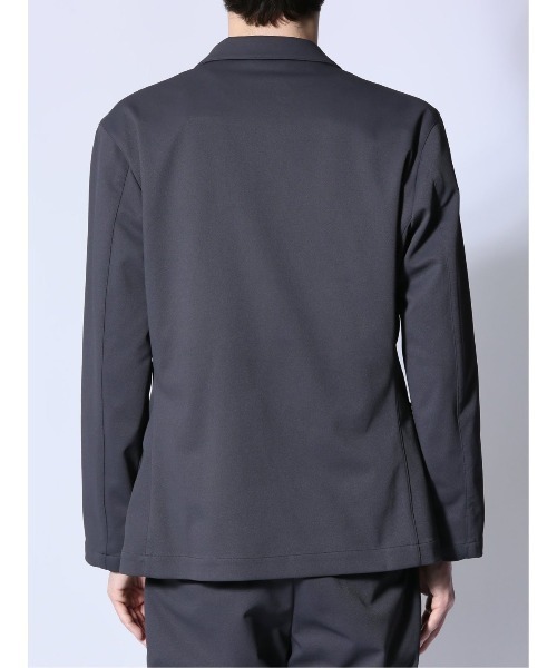 m.f.editorial（エムエフエディトリアル）の「【ストレッチ ウォッシャブル】m.f.エディトリアル メンズ circle motion JERSEY 2ボタンジャケット(セットアップ可能)（テーラードジャケット・メンズ・ブラック/グレー系その他2・MEDIUM/LARGE/X-LARGE）」の16枚目の写真