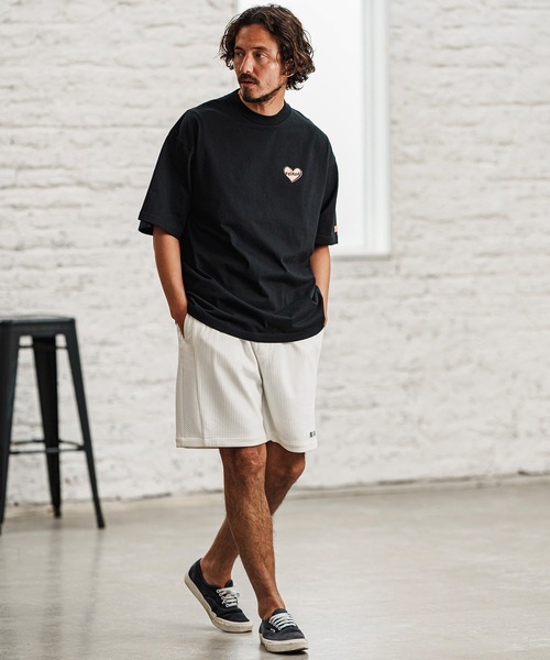 felkod(フィルコッド)の「mp13319- Cord Jersey Shorts ショートパンツ(その他パンツ・メンズ・ホワイト/ブラック/ホワイト×ブラック・L/M/S)」の8枚目の写真