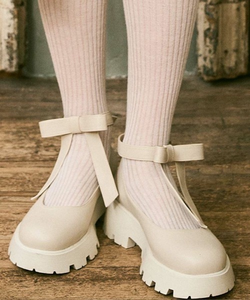 大人 可愛い 服  ビッグリボン厚底パンプス（パンプス）｜F i.n.t（フィント）の 靴