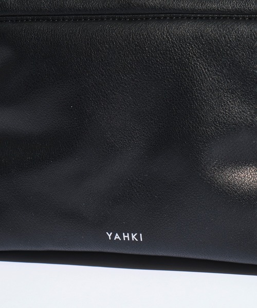 YAHKI（ヤーキ）の「【YAHKI/ヤーキ】YH-702/クロスボディーバッグ/クラッチ（ボディバッグ/ウエストポーチ・レディース・グレー/ブラック・FREE）」の11枚目の写真
