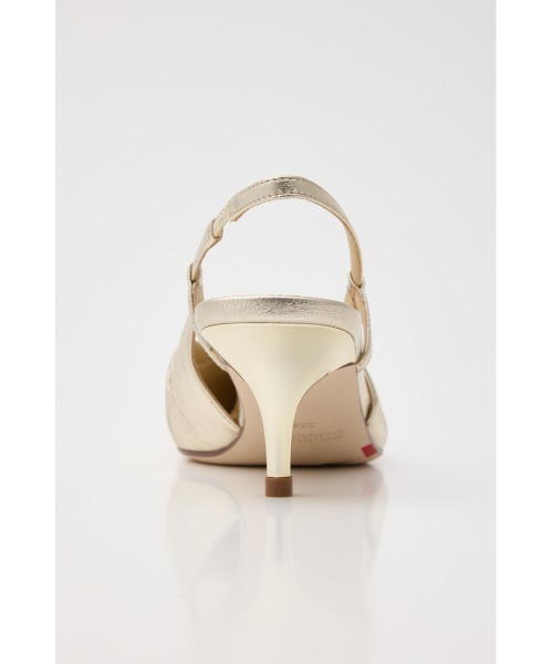 STACCATO(スタッカート)の「ソフティギャザーオープンパンプス(パンプス・レディース・ホワイト/ゴールド・22.5cm/23cm/23.5cm/24cm/24.5cm)」の6枚目の写真