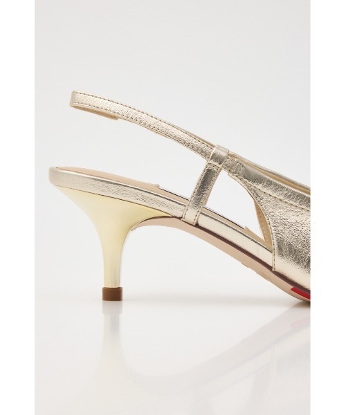 STACCATO(スタッカート)の「ソフティギャザーオープンパンプス(パンプス・レディース・ホワイト/ゴールド・22.5cm/23cm/23.5cm/24cm/24.5cm)」の7枚目の写真