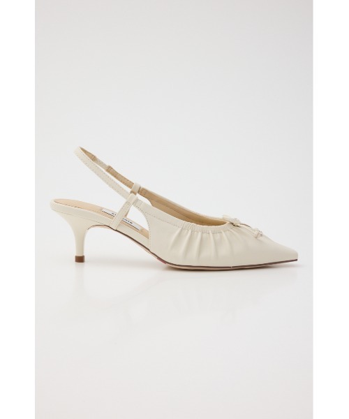 STACCATO(スタッカート)の「ソフティギャザーオープンパンプス(パンプス・レディース・ホワイト/ゴールド・22.5cm/23cm/23.5cm/24cm/24.5cm)」の14枚目の写真