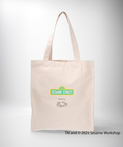 FRUIT OF THE LOOM（フルーツオブザルーム）の「SESAME STREET×FTL Illustration Tote Bag / トートバッグ / セサミストリート / A4 / カジュアル / カジュアル / プリント（トートバッグ・メンズ・A/C/B・FREE）」の5枚目の写真