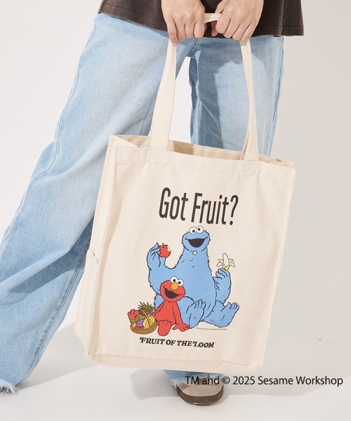 セール】SESAME STREET×FTL Illustration Tote Bag（トート