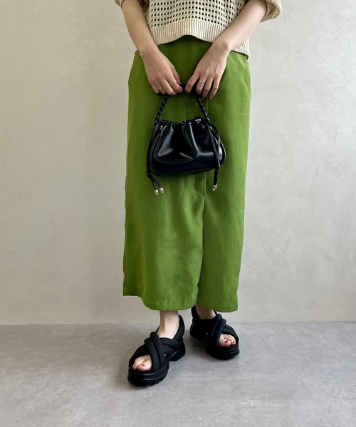 ORiental TRaffic（オリエンタルトラフィック）の「クロスベルト厚底サンダル/51201（サンダル・レディース・ブラック/ベージュ・S/M/L/LL/SS/3L）」の11枚目の写真