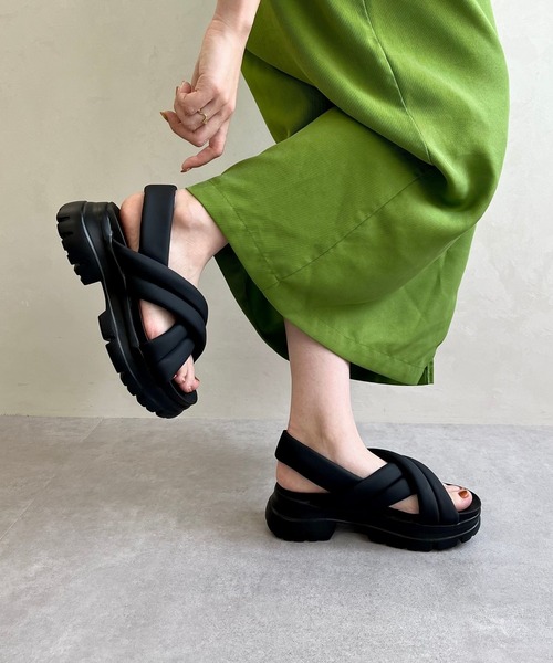 クロスベルト厚底サンダル/51201（サンダル）｜ORiental TRaffic