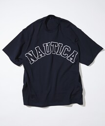 NAUTICA(m[eBJ)NAUTICA/m[eBJ Arch Logo S/S Tee/A[`S V[gX[uTVc(TVc/Jbg\[)