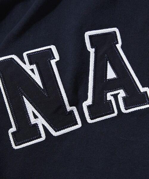 NAUTICA（ノーティカ）の「NAUTICA/ノーティカ Arch Logo S/S Tee/アーチロゴ ショートスリーブTシャツ（Tシャツ/カットソー・メンズ・ブラック/グリーン/ライトグレー/ホワイト/ネイビー・LARGE/MEDIUM/SMALL/X-LARGE）」の6枚目の写真