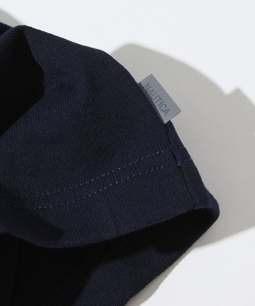 NAUTICA（ノーティカ）の「NAUTICA/ノーティカ Arch Logo S/S Tee/アーチロゴ ショートスリーブTシャツ（Tシャツ/カットソー・メンズ・ブラック/グリーン/ライトグレー/ホワイト/ネイビー・LARGE/MEDIUM/SMALL/X-LARGE）」の8枚目の写真