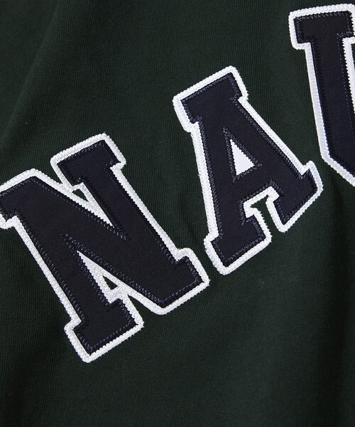 NAUTICA（ノーティカ）の「NAUTICA/ノーティカ Arch Logo S/S Tee/アーチロゴ ショートスリーブTシャツ（Tシャツ/カットソー・メンズ・ブラック/グリーン/ライトグレー/ホワイト/ネイビー・LARGE/MEDIUM/SMALL/X-LARGE）」の14枚目の写真