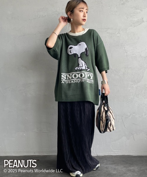 SNOOPY - セレクト G セール】【WEB限定】[SEQUENZ/シークエンズ] SNOOPY ジャガード