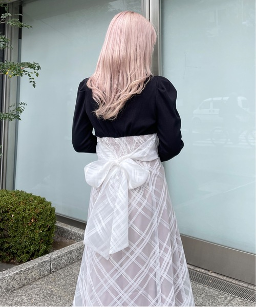 セール】コルセットドッキングロングワンピース（ワンピース