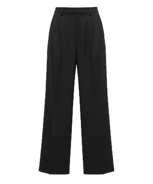 coca（coca）（コカ）の「ダブルクロスワイドパンツ（その他パンツ・レディース・ネイビー/グレー/ブラック/ライトベージュ・S/L/M）」の5枚目の写真