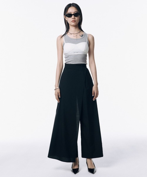 セール】2WAY LAP PANTS/ツーウェイラップパンツ（スラックス