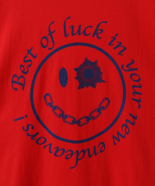 Candy Stripper（キャンディストリッパー）の「GET SHOT SMILE BIG Tシャツ（Tシャツ/カットソー・レディース・レッド/オフホワイト/ブルー/ブラック・FREE）」の5枚目の写真