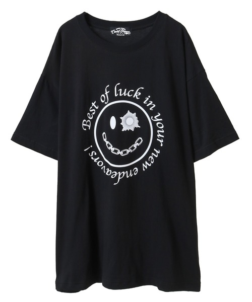 Candy Stripper（キャンディストリッパー）の「GET SHOT SMILE BIG Tシャツ（Tシャツ/カットソー・レディース・レッド/オフホワイト/ブルー/ブラック・FREE）」の12枚目の写真