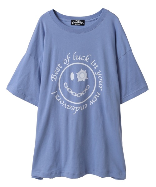 Candy Stripper（キャンディストリッパー）の「GET SHOT SMILE BIG Tシャツ（Tシャツ/カットソー・レディース・レッド/オフホワイト/ブルー/ブラック・FREE）」の11枚目の写真