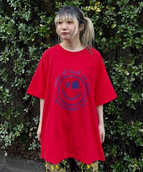 Candy Stripper（キャンディストリッパー）の「GET SHOT SMILE BIG Tシャツ（Tシャツ/カットソー・レディース・レッド/オフホワイト/ブルー/ブラック・FREE）」の19枚目の写真