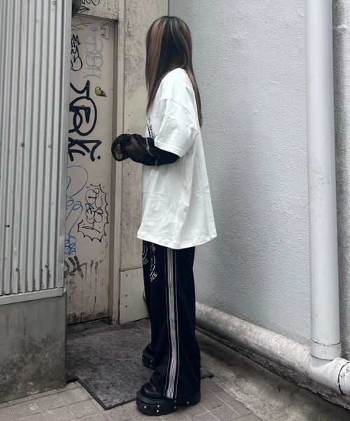 Candy Stripper（キャンディストリッパー）の「GET SHOT SMILE BIG Tシャツ（Tシャツ/カットソー・レディース・レッド/オフホワイト/ブルー/ブラック・FREE）」の14枚目の写真