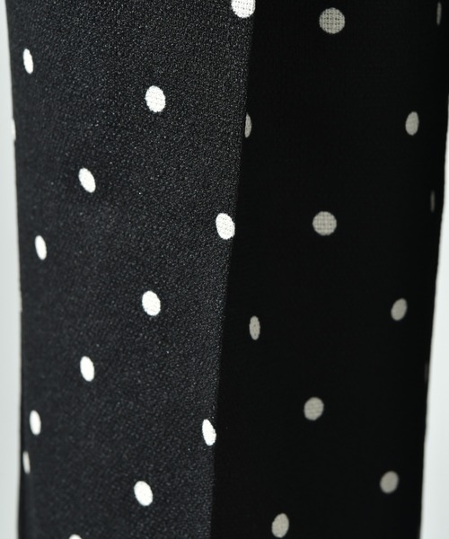 INTERPLANET(インタープラネット)の「ブッチャードットプリントパンツ(その他パンツ・レディース・ベージュ/ブラック・FREE)」の8枚目の写真