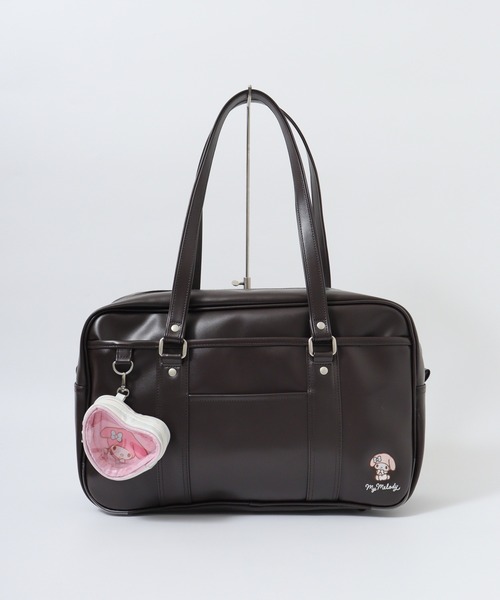 sanrio(サンリオ)の「RBサンリオ合皮サンリオキャラクターズハートP付スクールB(ボストンバッグ・レディース・ブラウン系その他3/ブラウン系その他/ブラウン/ブラック系その他2/ブラウン系その他2/ブラック系その他3/ブラック系その他/ブラック・FREE)」の21枚目の写真