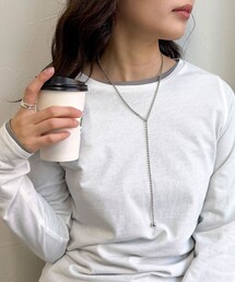ボールチェーンフリーネックレス