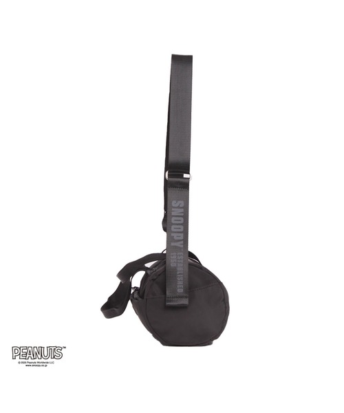 OUTDOOR PRODUCTS（アウトドアプロダクツ）の「アウトドア【OUTDOOR】PEANUTSコレクション スヌーピー ロールボストン（ショルダーバッグ・レディース・ブラック/ベージュ/グレー・ﾌﾘ-）」の5枚目の写真