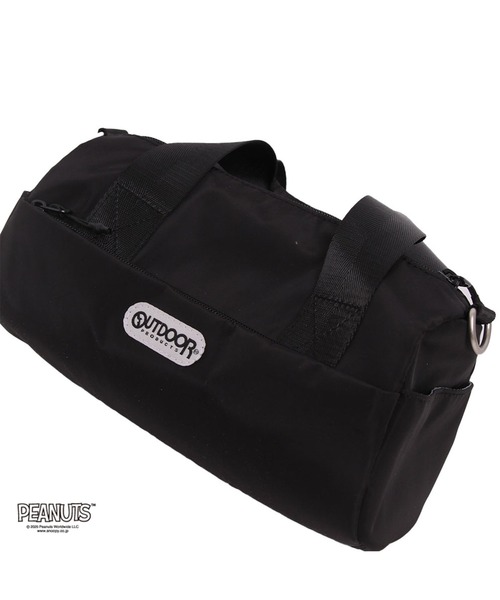 OUTDOOR PRODUCTS（アウトドアプロダクツ）の「アウトドア【OUTDOOR】PEANUTSコレクション スヌーピー ロールボストン（ショルダーバッグ・レディース・ブラック/ベージュ/グレー・ﾌﾘ-）」の10枚目の写真