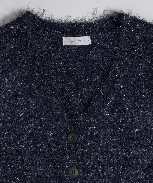 MUHET（ミュエータ）の「v neck knit vest / Vネックニットベスト（ベスト・レディース・アイボリー/ネイビー・FREE）」の20枚目の写真