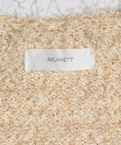 MUHET（ミュエータ）の「v neck knit vest / Vネックニットベスト（ベスト・レディース・アイボリー/ネイビー・FREE）」の12枚目の写真