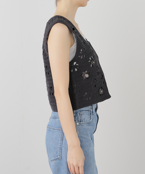 TGOR/トゴール Hand crochet フラワーベスト TGOR/トゴール Hand crochet フラワーベスト