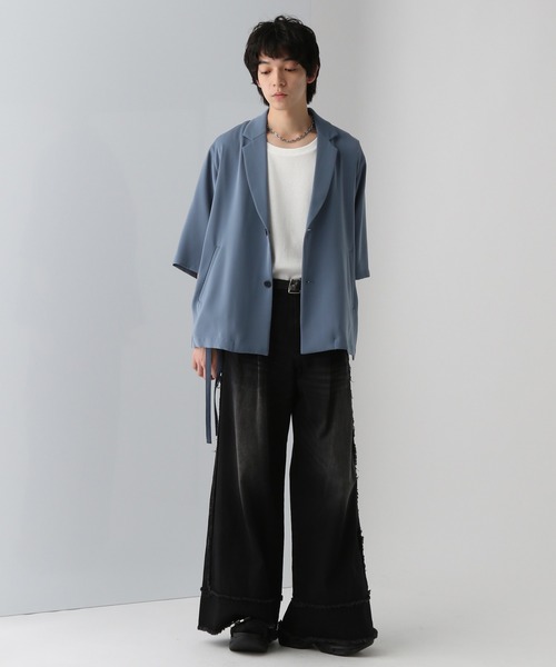 HARE（ハレ）の「【SET UP対応】TOROMIジャケットSS(HARE)（テーラードジャケット・メンズ・ブルー/グレー/ブラック/ブラウン/ブルー系その他/レッド/グレー系その他・FREE）」の14枚目の写真