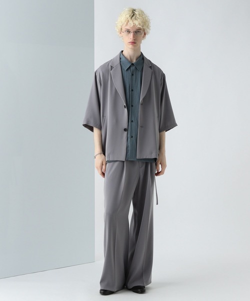 HARE（ハレ）の「【SET UP対応】TOROMIジャケットSS(HARE)（テーラードジャケット・メンズ・ブルー/グレー/ブラック/ブラウン/ブルー系その他/レッド/グレー系その他・FREE）」の18枚目の写真