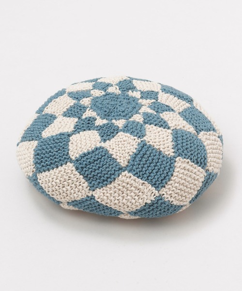 チャイハネ（チャイハネ）の「【チャイハネ】ダイヤベレー帽（ハンチング/ベレー帽・レディース・ブラウン/オレンジ/ブルー・FREE）」の8枚目の写真