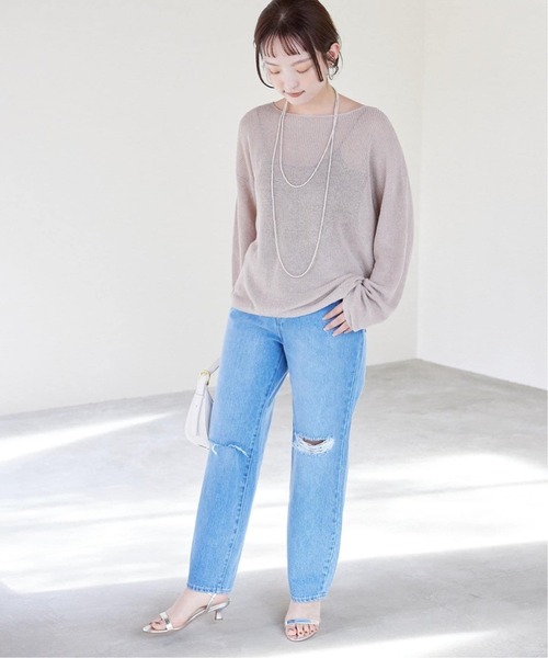 SLOBE IENA（スローブイエナ）の「《追加3》SLOBE レザーストラップサンダル（サンダル・レディース・シルバー/ピンク系その他/ブラック・24.5cm/24cm/23.5cm/23cm/22.5cm）」の20枚目の写真