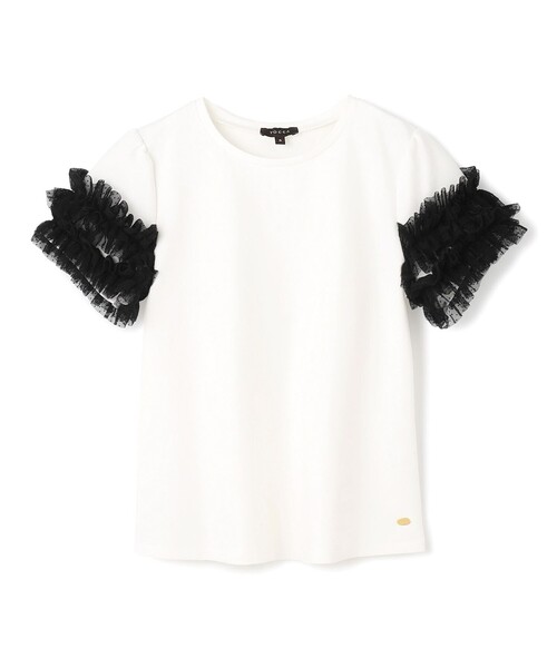 TOCCA(トッカ)の「【星風まどかコラボ】DOT GARLAND Tシャツ(Tシャツ/カットソー・レディース・ブラック系/アイボリー系5/アイボリー系・SMALL/MEDIUM)」の7枚目の写真