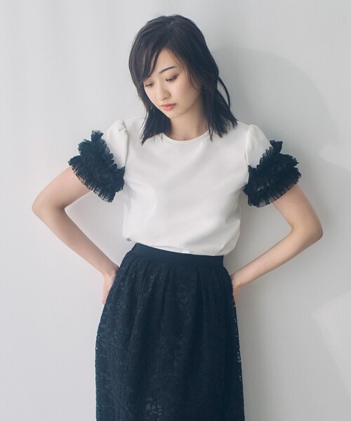 tシャツ 「星風まどかコラボ」DOT GARLAND Tシャツ レディース 星風まどかコラボ】DOT GARLAND Tシャツ（Tシャツ/カットソー