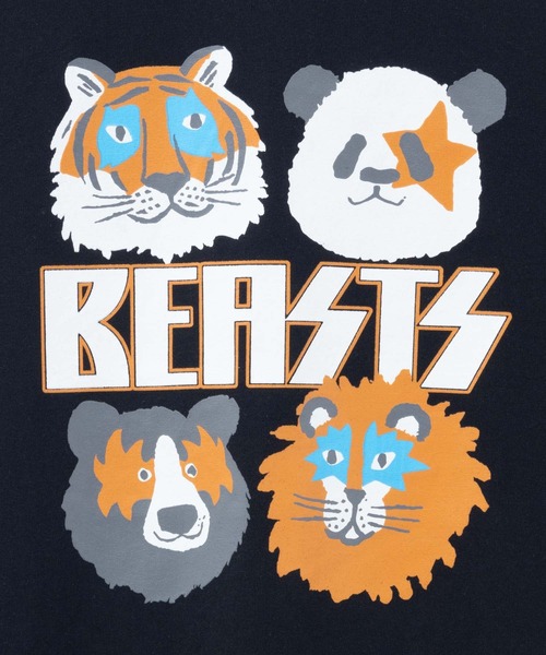 Mac-House（マックハウス）の「T-GRAPHICS アニマルプリント半袖Ｔシャツ（Tシャツ/カットソー・メンズ・グリーン/ブルー/グレー/ネイビー/ブラック・S/M/L/XL）」の12枚目の写真